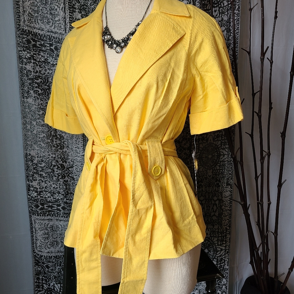 KASPER.. GORGEOUS YELLOW...BLAZER